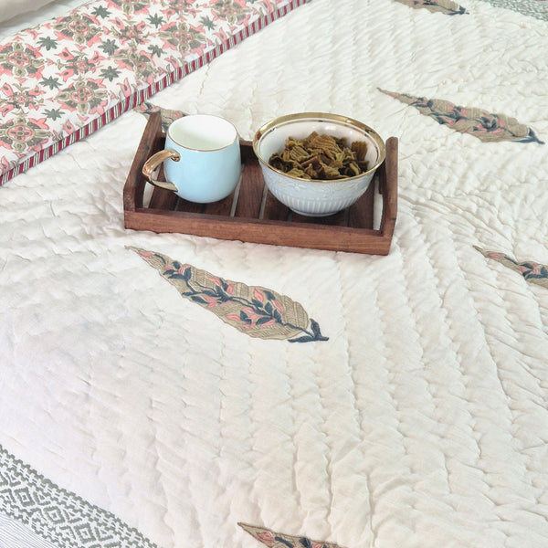 Cypress Charm Single Hand Blocked Quilt