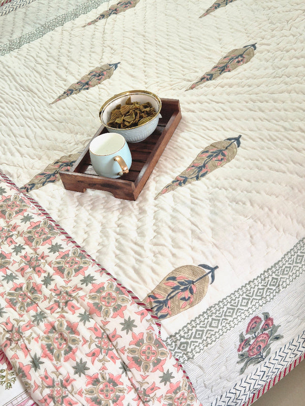Cypress Charm Single Hand Blocked Quilt