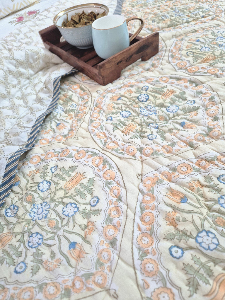 Forever Love Single Hand Blocked Quilt