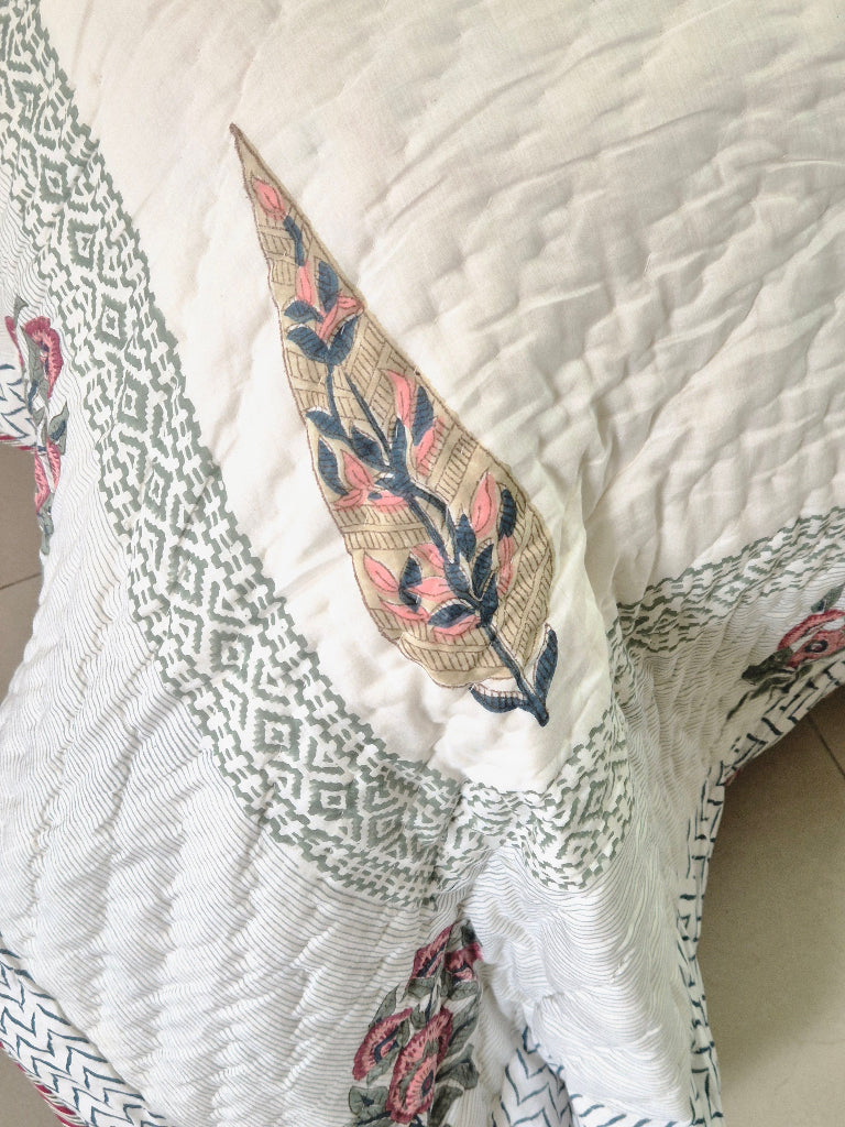 Cypress Charm Single Hand Blocked Quilt