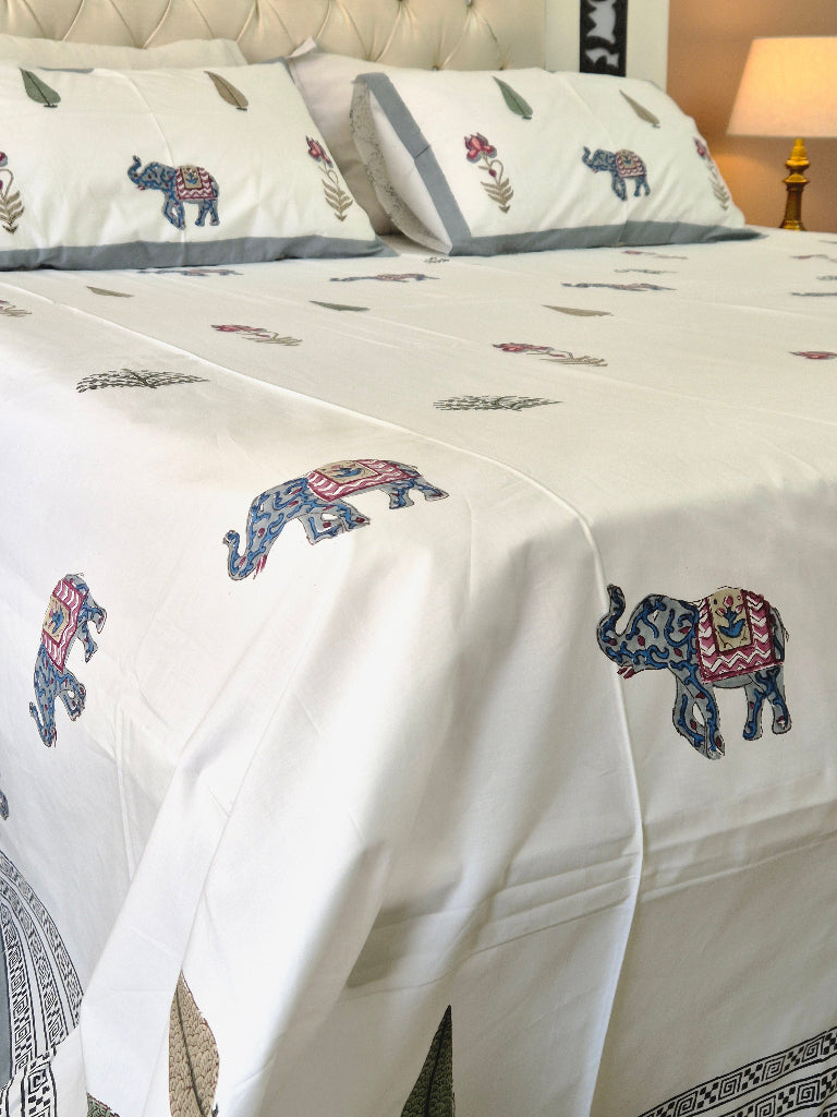 Royal Tales - Blockprint Bedsheet