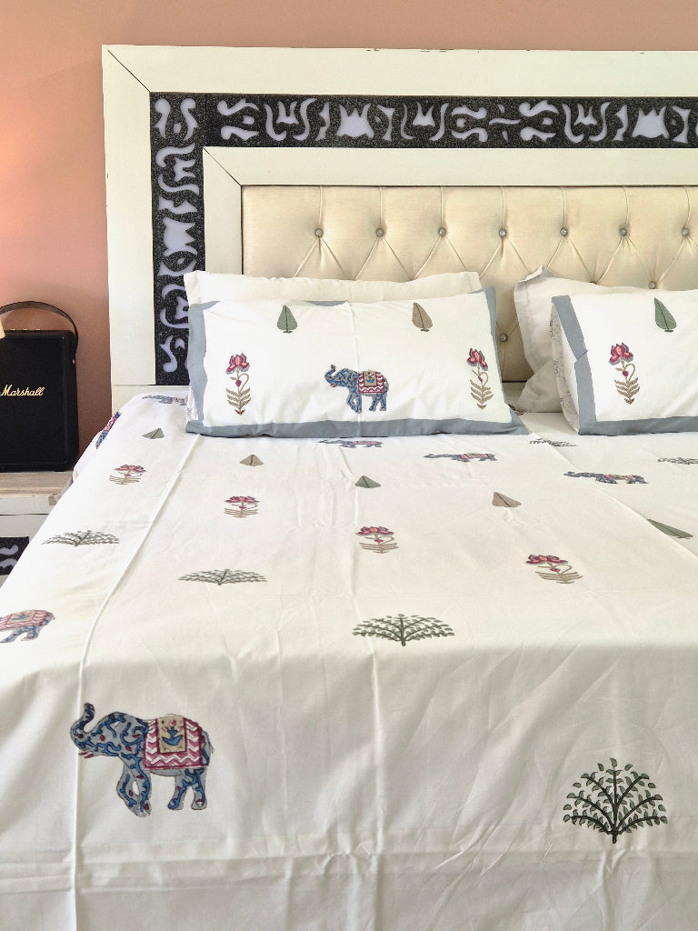 Royal Tales - Blockprint Bedsheet
