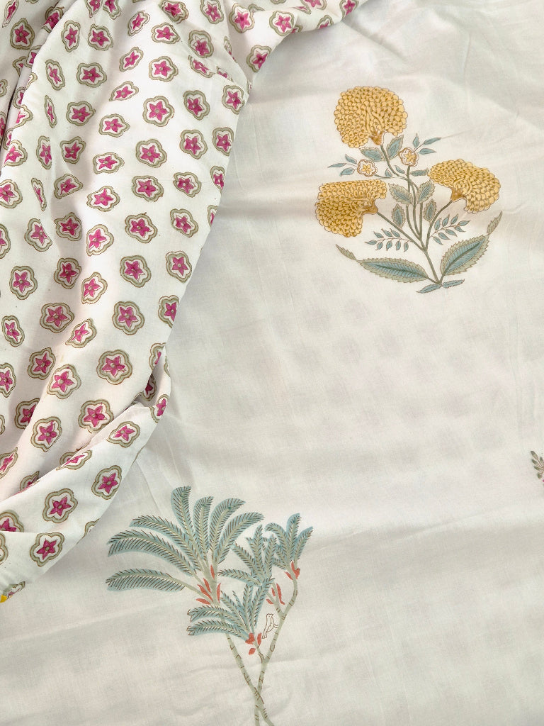 Artistic Charm - Hand Blocked Dohar