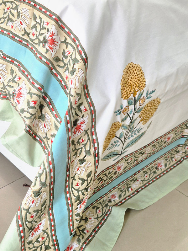 Bloom in every Thread - Jaipuri Block Print Sheet Set