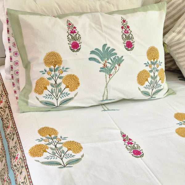 Bloom in every Thread - Jaipuri Block Print Sheet Set