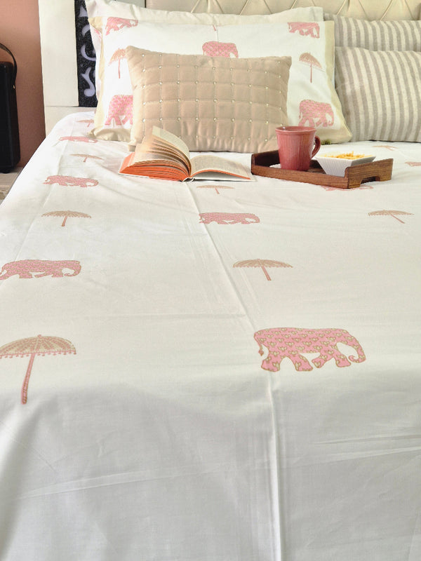 Regal Comfort - Percale Jaipuri Block Print Sheet Set