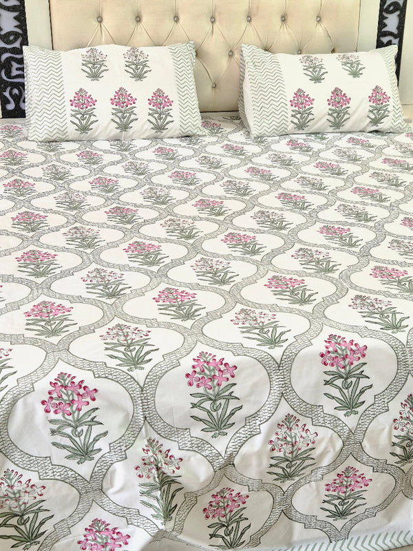 The Artisan Edit - Jaipuri Block Print Sheet Set