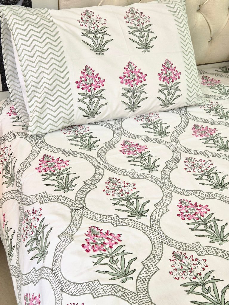 The Artisan Edit - Jaipuri Block Print Sheet Set
