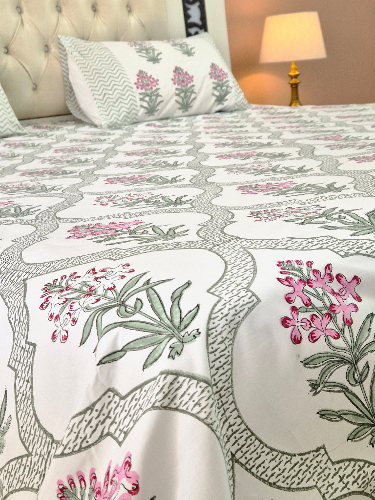 The Artisan Edit - Jaipuri Block Print Sheet Set
