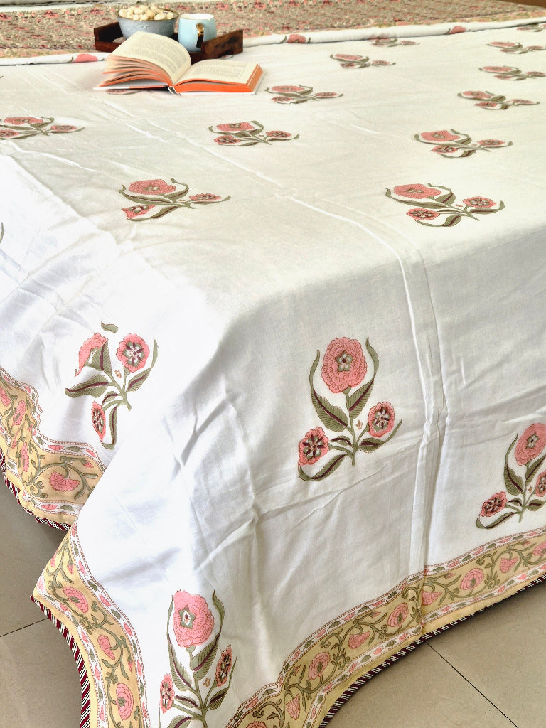Gulkari Double Indian Hand Blocked Dohar