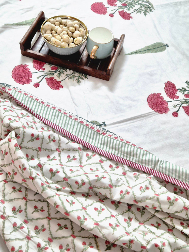Bloom and Shine Single Hand Blocked Dohar