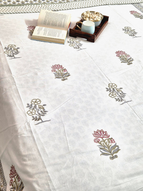Subtle Beauty Hand Blocked Reversible Single Dohar