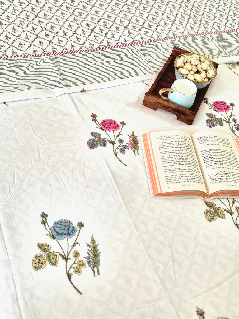 Rose Charm Double Hand Blocked Dohar