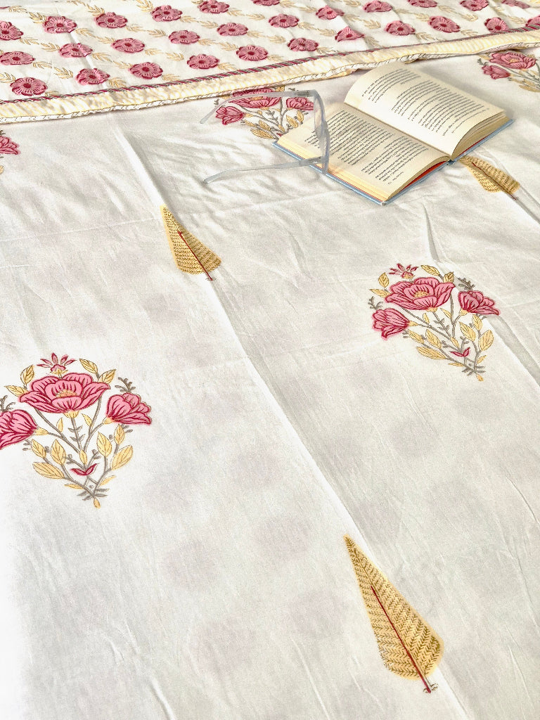 Aangan Bloom Single Hand Blocked Dohar