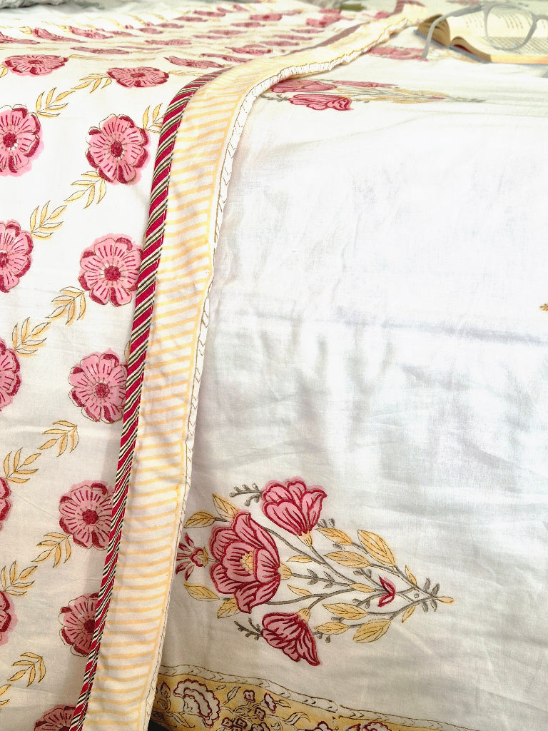 Aangan Bloom Single Hand Blocked Dohar