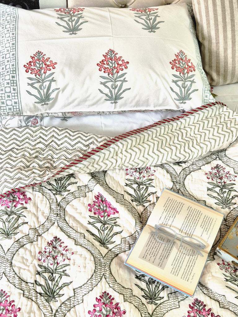 Pinkalicious Hand Blocked Quilt