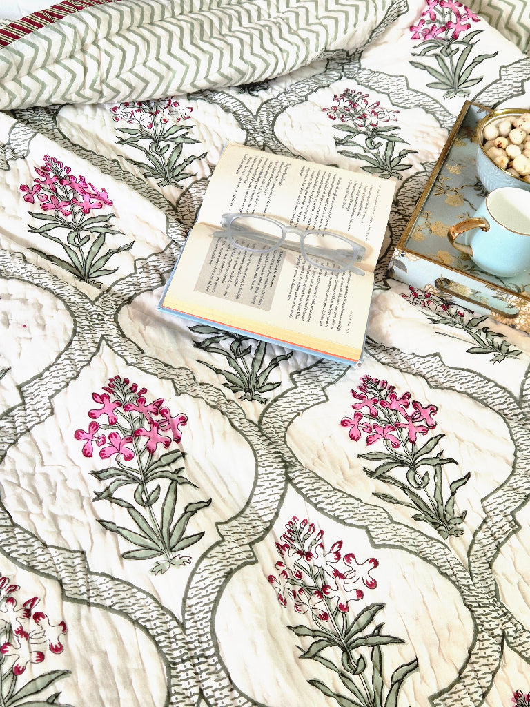 Pinkalicious Hand Blocked Quilt