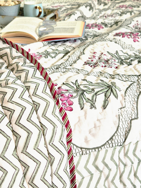 Pinkalicious Hand Blocked Quilt