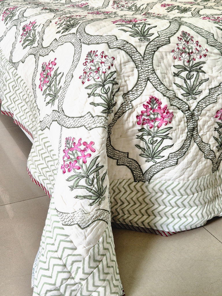Pinkalicious Hand Blocked Quilt