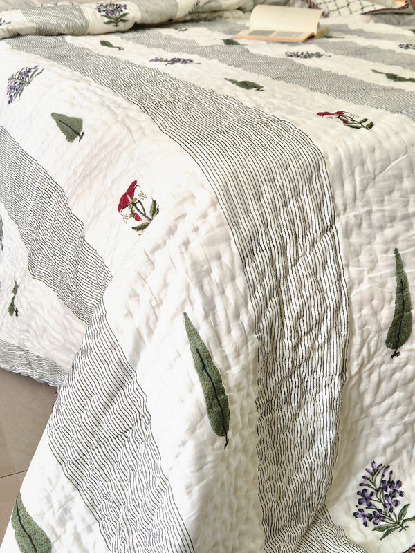 Garden of Dreams - Double Hand Blocked Quilt