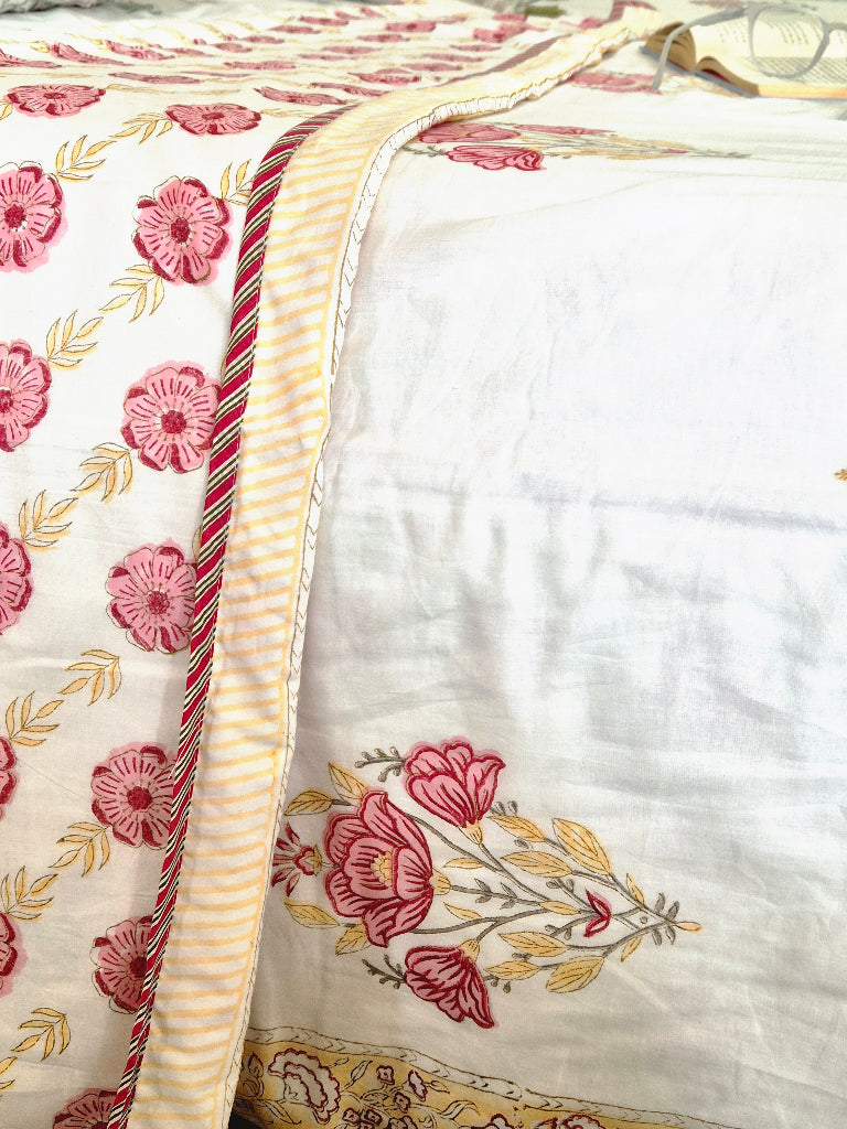 Aangan Bloom Single Hand Blocked Dohar