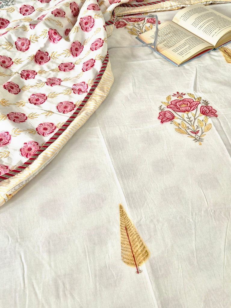 Aangan Bloom Single Hand Blocked Dohar