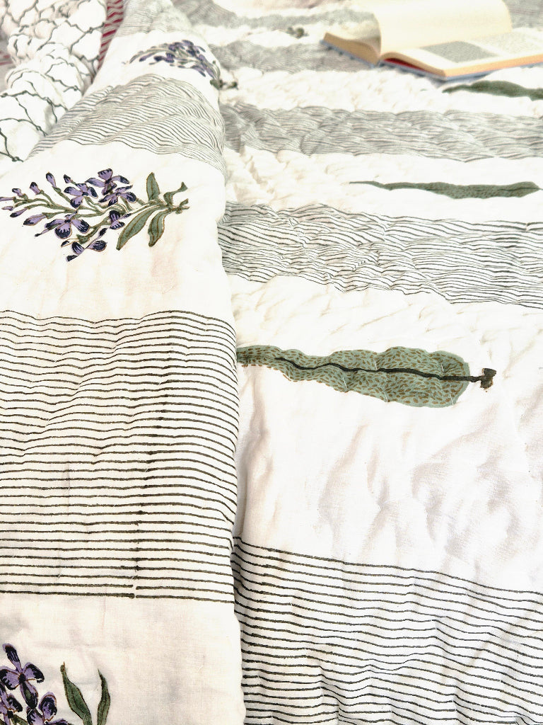 Garden of Dreams - Double Hand Blocked Quilt
