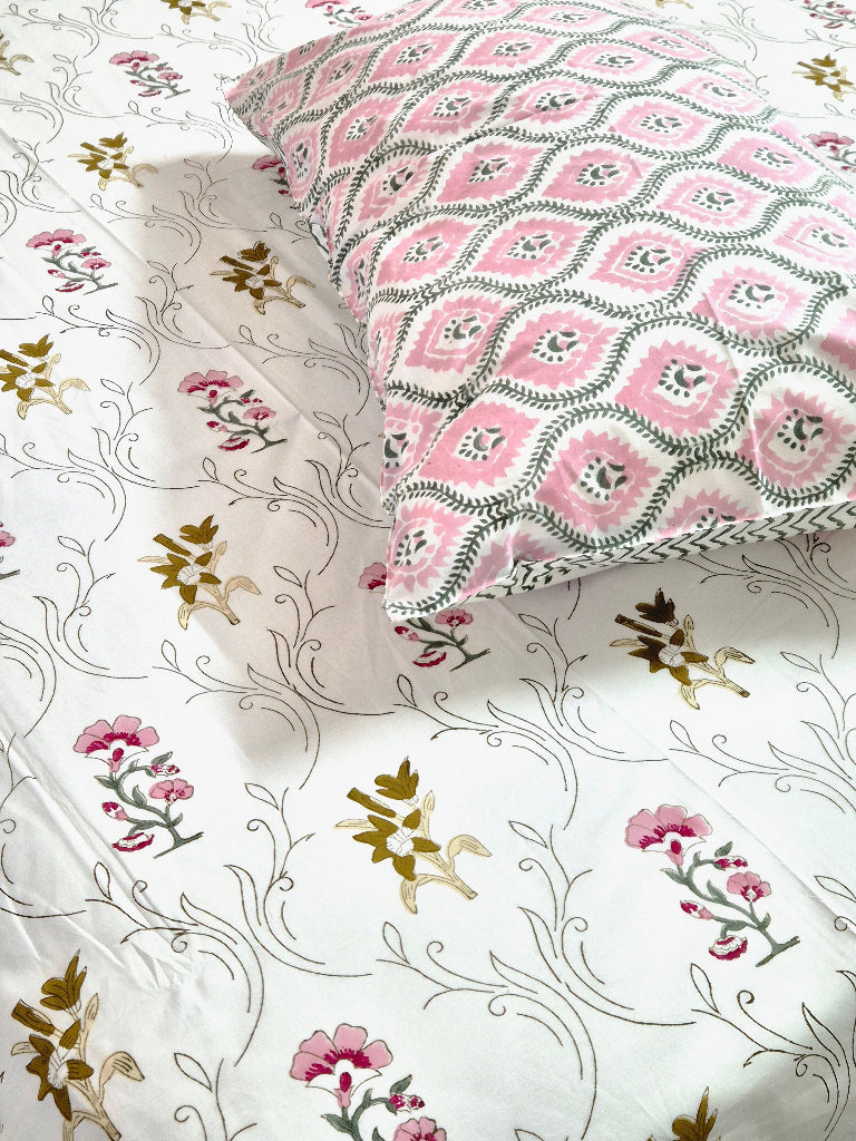 Blooming Beauty Hand Blocked Sheet