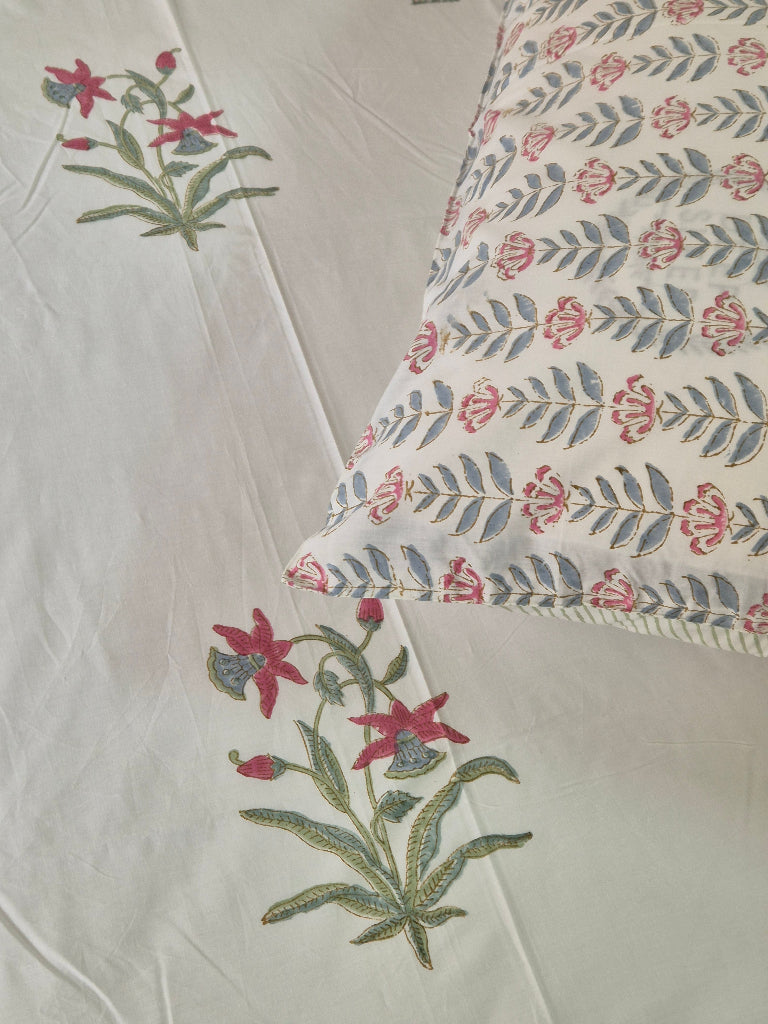 Palm Tree Magic Jaipuri Block Print Sheet