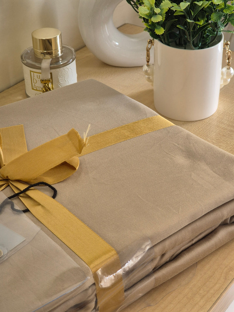Sandstone Solid Bedsheet