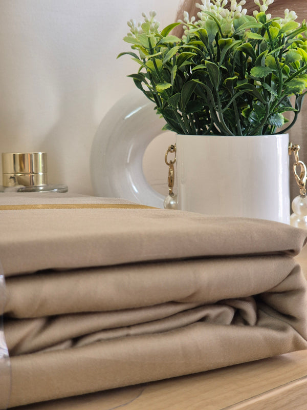 Sandstone Solid Bedsheet