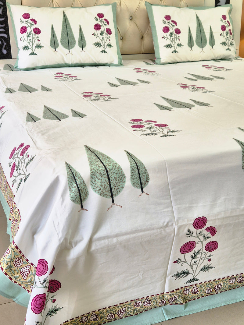 Florence Bloom Hand Blocked Sheet