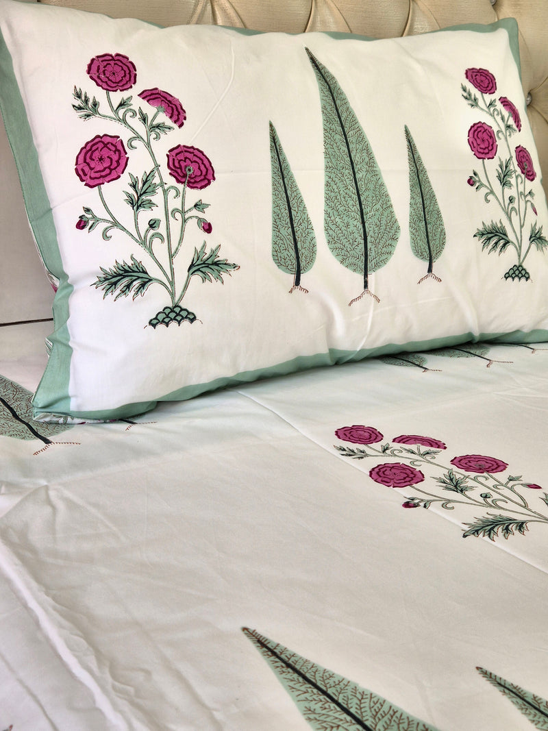 Florence Bloom Hand Blocked Sheet