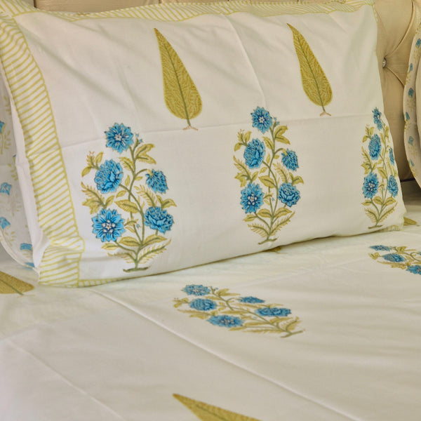 Floral Dream Hand Blocked Sheet