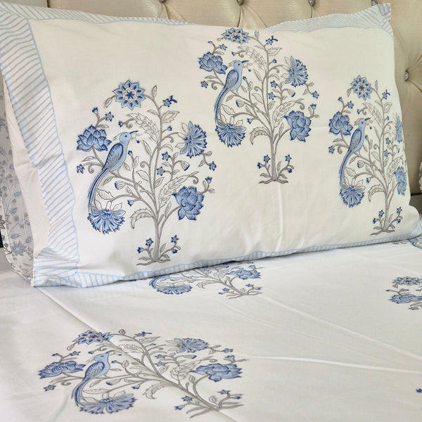 Garden Love - Hand Blocked Sheet