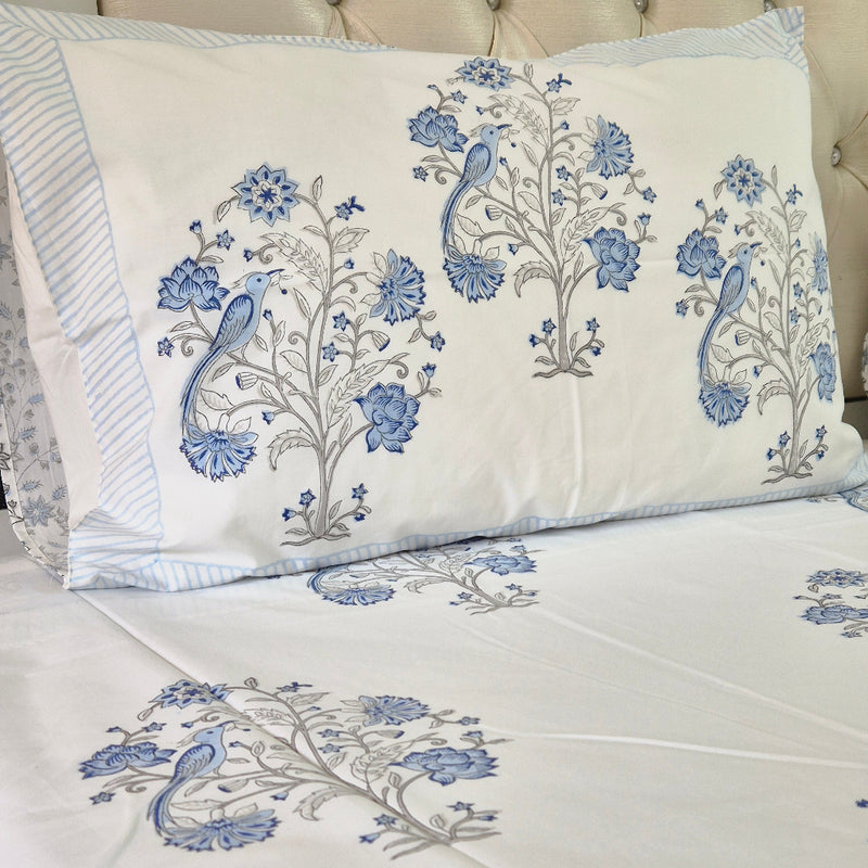 Garden Love - Hand Blocked Sheet