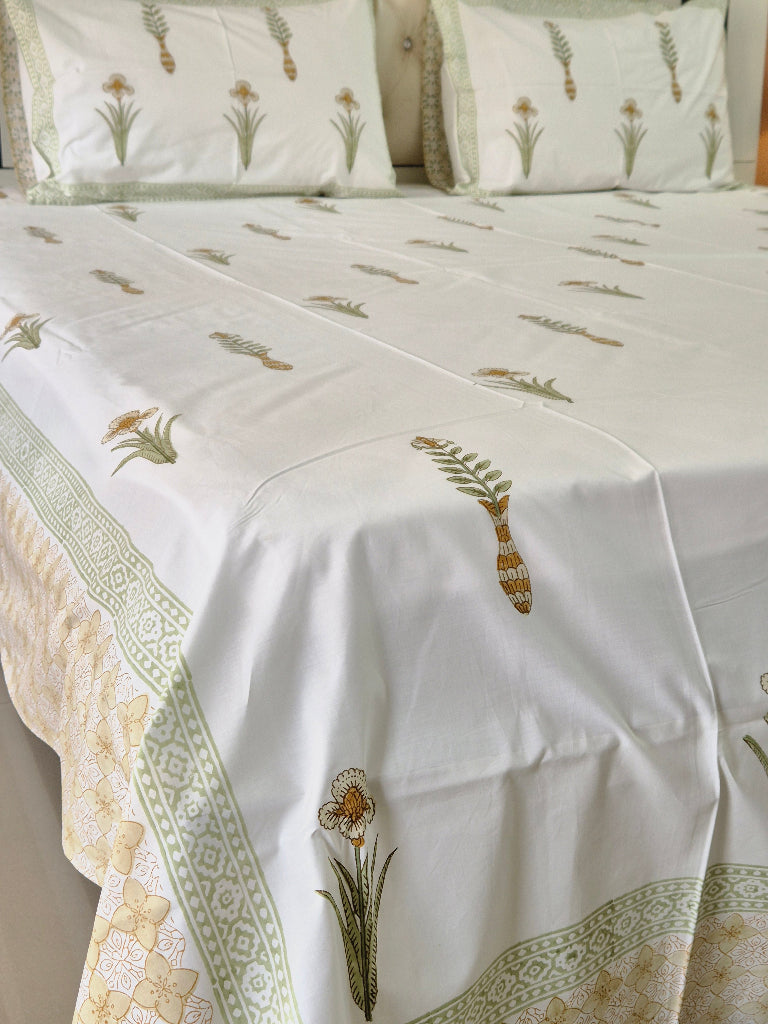 Botanic Bliss - Hand Blocked Sheet