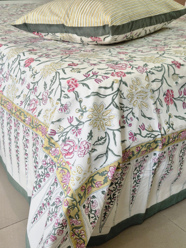 Gulmohar Lane Hand Blocked Sheet