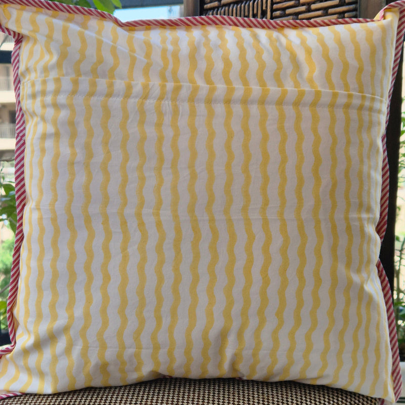 Pinkalicious Hand Blocked Cushion Cover