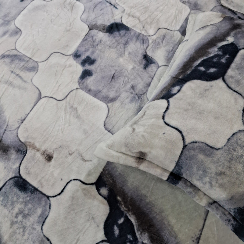 Marble Print Warm Bedsheet