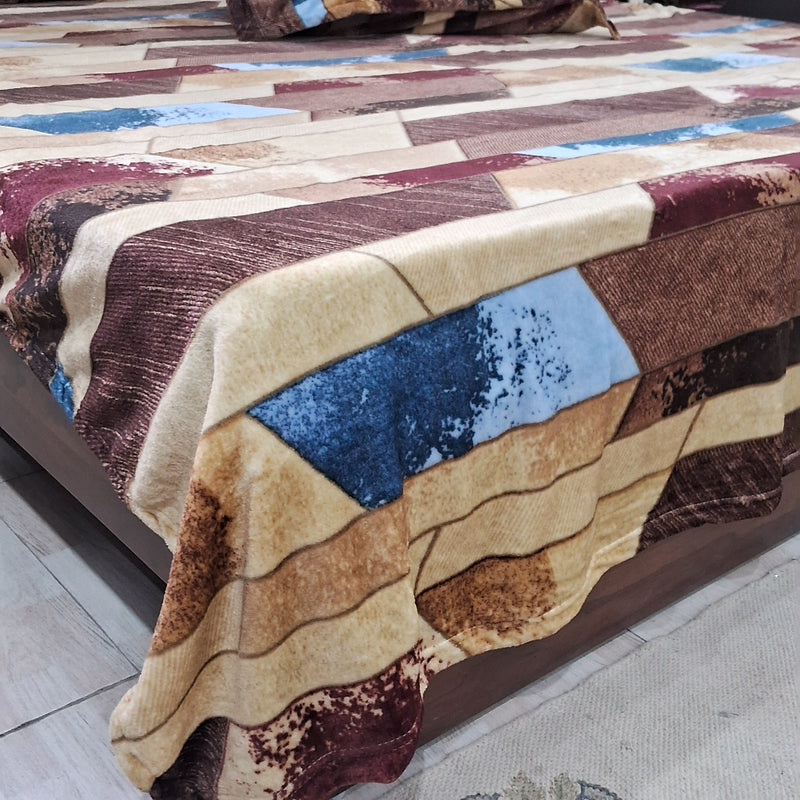 Wooden Charm Warm Bedsheet