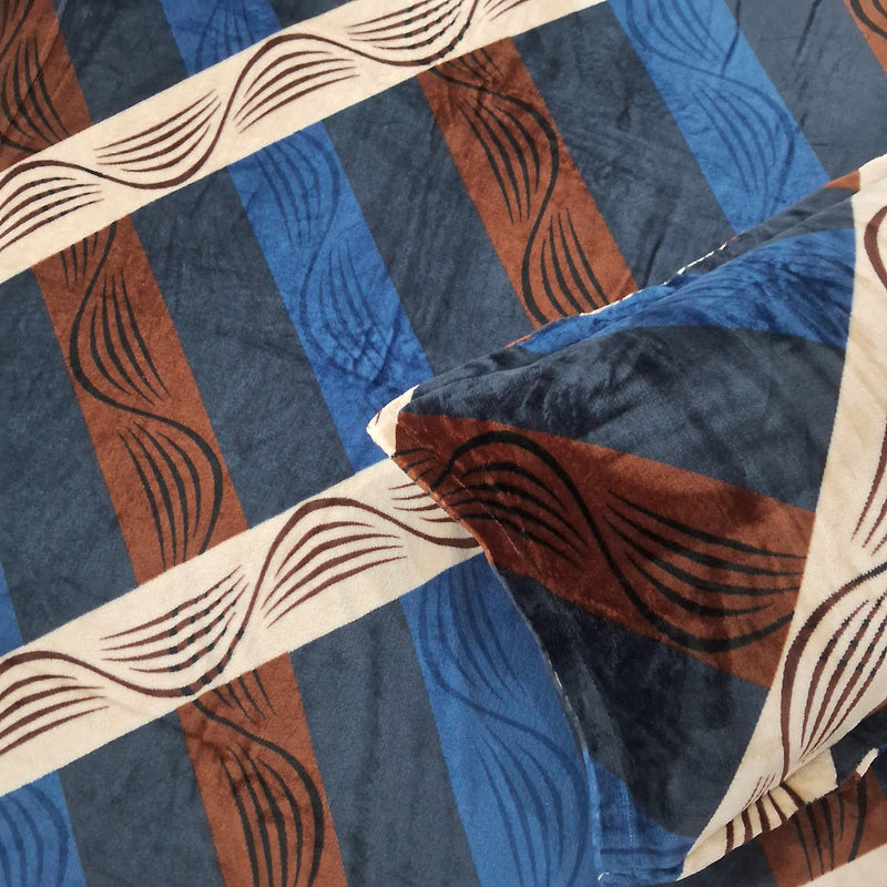 Geometrical Print Warm Bedsheet