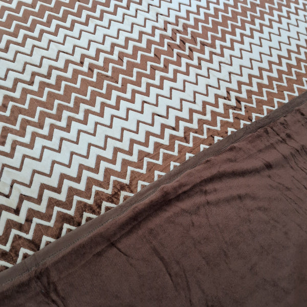 Earthy Brown Double Warm and Reversible Duvet Cover