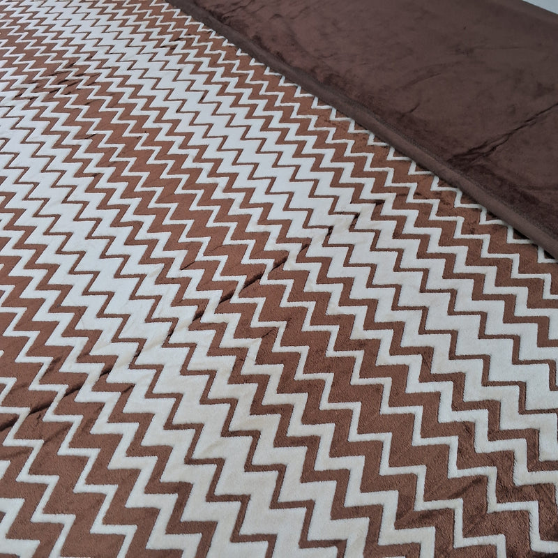 Earthy Brown Double Warm and Reversible Duvet Cover