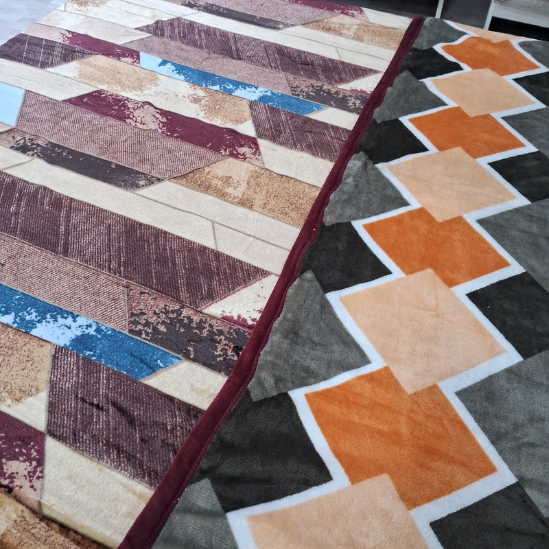 Artistic Pattern Single Warm and Reversible Duvet Cover