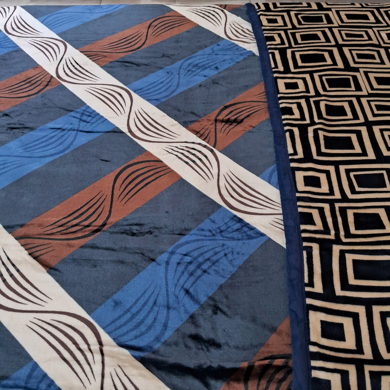 Check Pattern - Single Warm and Reversible Duvet Cover