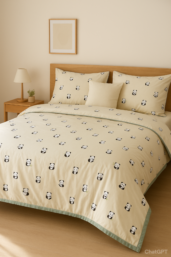 Panda Love Double Comforter