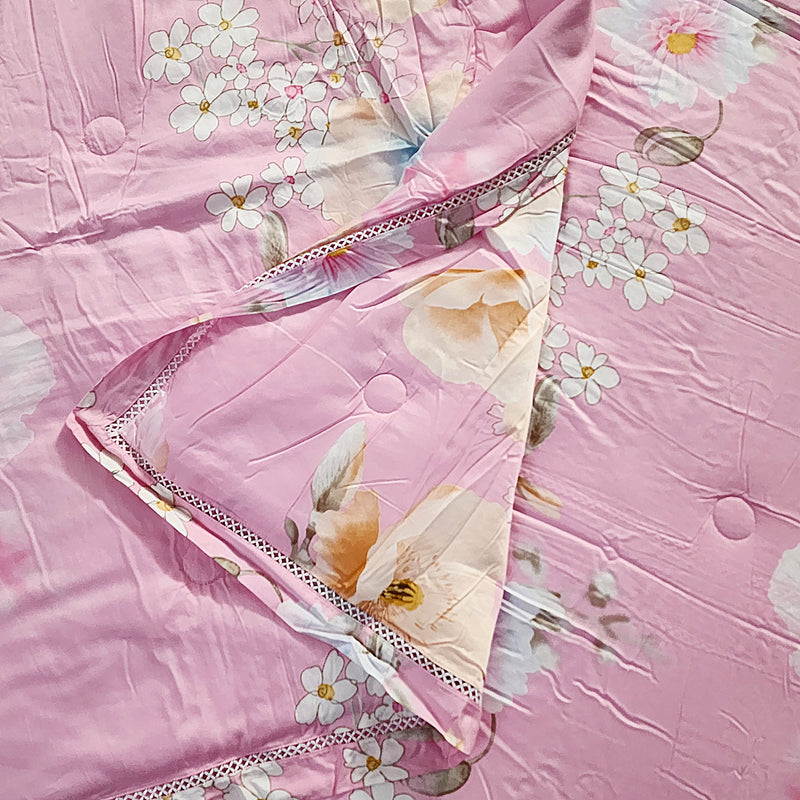 Pink Love Single Comforter