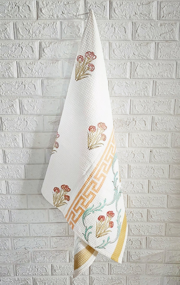 Nature Love Hand Blocked Towel