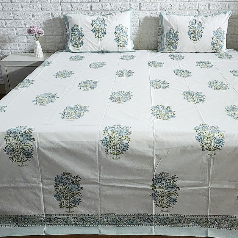 Block Print Bed Sheet - Beauty Sleep